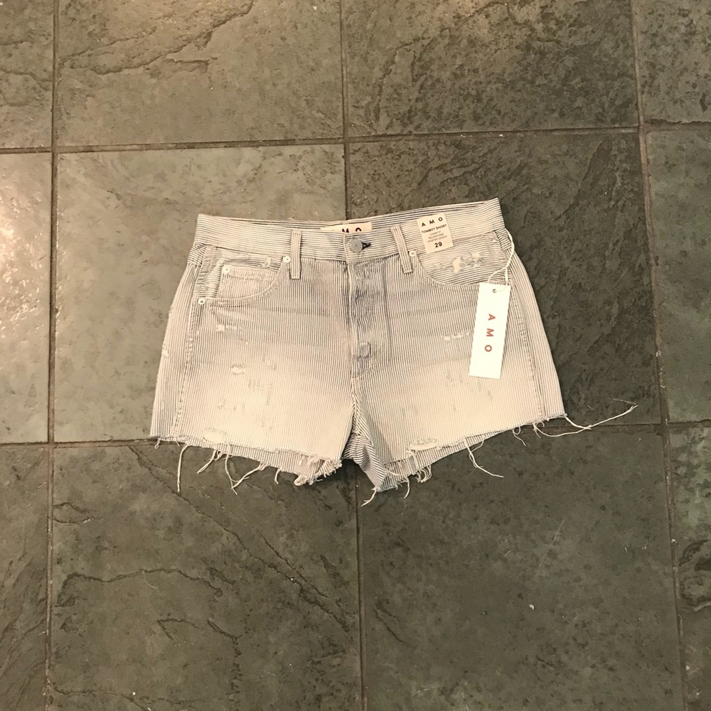 AMO - Tomboy Short - Ticking Stripe